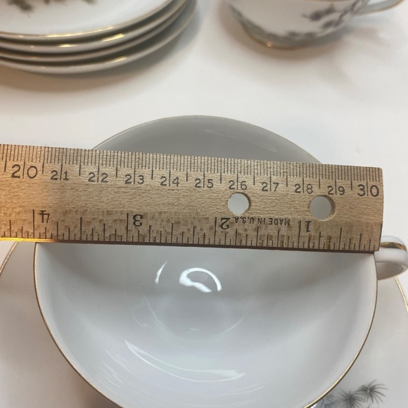 Fine China Japan Vintage PINEDALE Teacup and Saucer Set Of 5 Harmony House - Picture 12 of 13